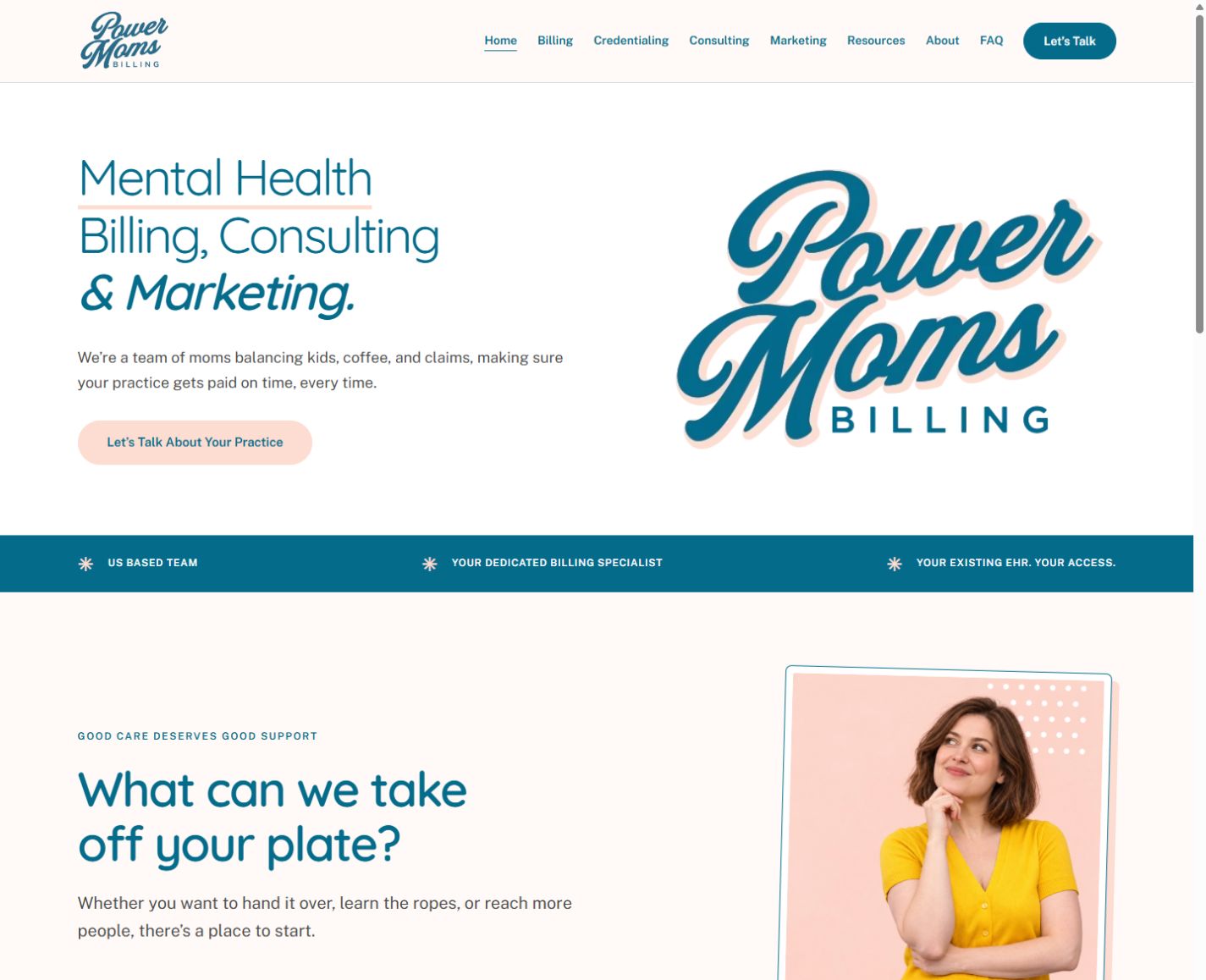 Power Moms Billing portfolio artwork